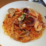 カフェ・マディ・ピッツェリア - 海の幸のパスタ＠１２００