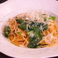 RISTORANTE REGA - 【小松菜とペコリーノチーズのスパゲティ】◎2011/7