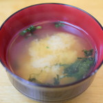 北のどんぶり屋 滝波食堂 - 味噌汁
