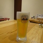 中華和膳 毘膳 - 生ビール(中)500円