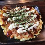 Okonomiyaki Hompo - お好み焼き&焼きそばランチ950円(税込)
                        ＊豚玉ハーフ
