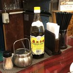 中国家庭料理 楊 - 調味料の食べるラー油と黒酢