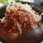 レストラン ラ･ベランダ アパホテル＆リゾート東京ベイ幕張 - ライス⇒キャベツ⇒カレーソース