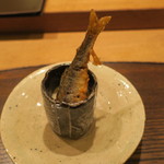 虎白 - 揚物：若鮎 トリュフ出汁