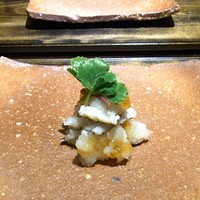 御料理 光安 - 鱧の焼き霜