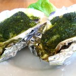 凹Bacio - 牡蠣のエスカルゴ風、大好き！