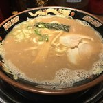 風来軒 - 風来軒 加納本店(宮崎県宮崎市清武町大字加納甲)とんこつラーメン750円