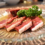 焼肉・冷麺 二郎 - 飛騨牛ホルモン（ハツ、レバー）