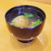 鮨 かの - 蛤のお吸い物
                