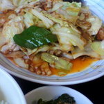 中華菜館龍の子 - ジュワっと油が・・。