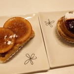 タルトオランジェとポム・ヌフ