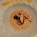 ラ・ビュット・ボワゼ - オマールエビとホワイトアスパラ