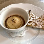 みたに - Lunch(¥5,000〜) ドルチェ アッフォガード(ジェラートのエスプレッソがけ)