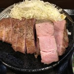 キセキ食堂 - キセキ定食の肩ロースステーキ