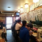 神東寿司 - 開店１時間前なのに店内満席です