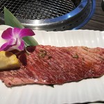 焼肉ほうせん - すだれステーキ焼