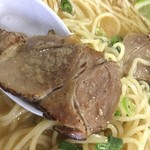 らーめん ★ひばり★ - 鶏白湯の鶏カツオ 800円大盛100円増