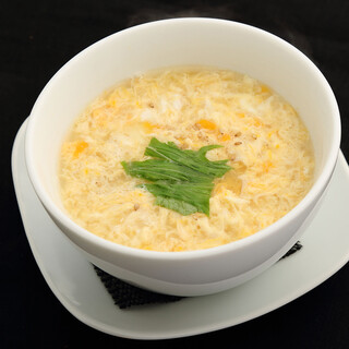 清江苑 - 卵スープ
