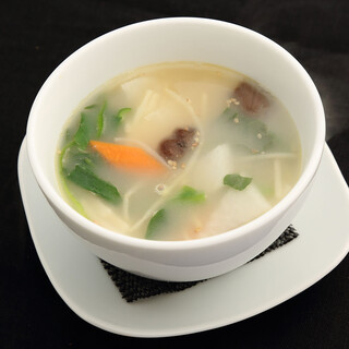 清江苑 - 野菜スープ