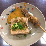うどん商人つづみ屋 - おでん（焼豆腐＆スジ肉）