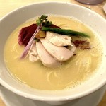 銀座 篝 - 鶏白湯SOBA 大 （1,050円）