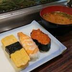 松鮨 - 上にぎり後半戦、お椀付き