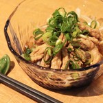 いぬと肴 - 近江鶏せせりポン酢