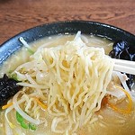 福家そばや - 味噌ラーメン（麺）