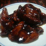 水だき 萬治郎 - 肝とずりの甘辛煮