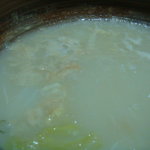 水だき 萬治郎 - 雑炊前のスープ