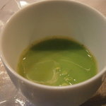 ヒカリヤ ニシ - 23年7月　相方のスープ　青山椒とエンドウ豆のロワイヤル