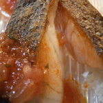 ヒカリヤ ニシ - 23年7月　アルプスサーモン＆フッコ　唐辛子トマトソース　アップ