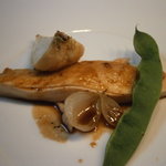 ヒカリヤ ニシ - 23年7月　相方のメイン　伊達鶏のロースト