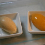 ヒカリヤ ニシ - 23年7月　デザートのアイス2種