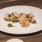 Seasons by Olivier Elzer - 旦那の2皿目はナスとズッキーニのやつ