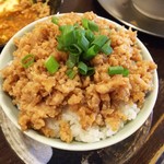 金町製麺 - 鶏そぼろごはん