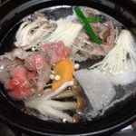 ふくみつ華山温泉 - 牛のしゃぶしゃぶ