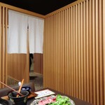 ふくみつ華山温泉 - 半個室の食事処