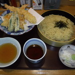 野のこ - 大海老天ざる中華