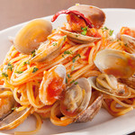 spaghetti with clams