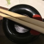Wasabino - 箸置きが丸いので記念に撮影(笑)
