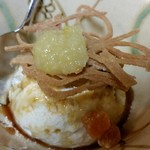 純手打ち十割そば 蕎澤 - 豆腐のデザート。