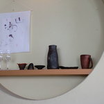 にっぽん料理 野々菜 - 焼き締めの器