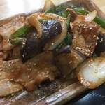 男しゃく - ♪ナス肉みそ炒め
