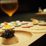 貝料理 epoque+ - キャビアをトッピング