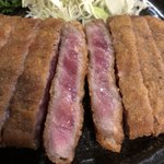 牛かつ 壱弐参 - 2018.6.3  牛かつ〜じんわりと浮かぶ脂味