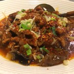 川菜苑 - 水煮牛肉（牛肉の四川風煮込み）