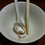 煮干中華そば 鈴蘭 - 完食完飲。