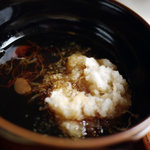 そば切り なかむら - おろしセイロ（辛み大根）９００円