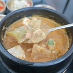 명가의 뜰 - 고등어와 명인청국장반상 サバ焼きと名人チョングッチャン(納豆汁) 14900₩